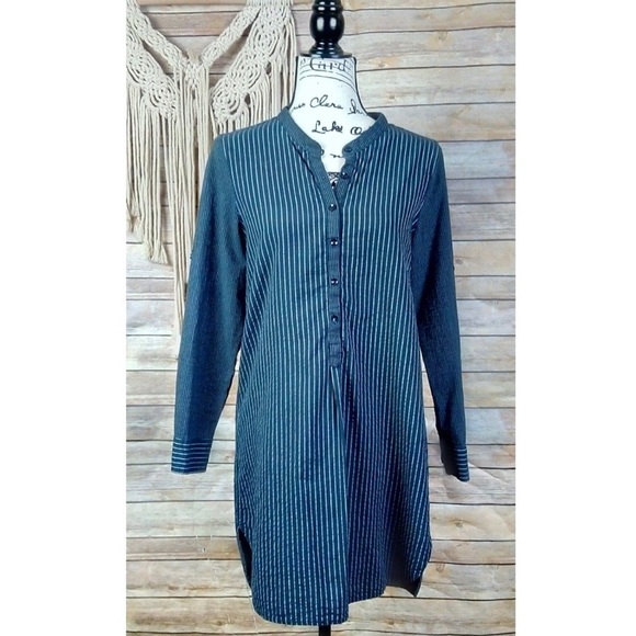 Revolve | Moussy Navy Striped Long Sleeve Tunic - Picture 1 of 9